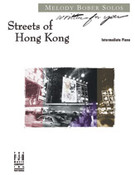 Cover icon of Streets of Hong Kong sheet music for piano solo by Melody Bober, intermediate skill level