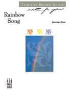 Cover icon of Rainbow Song sheet music for piano solo by Timothy Brown, intermediate skill level