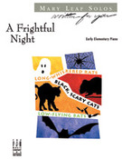 Cover icon of A Frightful Night sheet music for piano solo by Mary Leaf, intermediate skill level