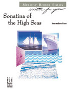 Cover icon of Sonatina of the High Seas sheet music for piano solo by Melody Bober, intermediate skill level