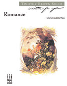 Cover icon of Romance sheet music for piano solo by Timothy Brown, intermediate skill level
