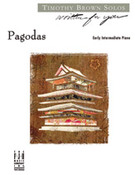 Cover icon of Pagodas sheet music for piano solo by Timothy Brown, intermediate skill level