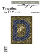 Cover icon of Toccatina in D Minor sheet music for piano solo by David Karp, intermediate skill level