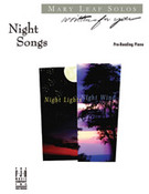 Cover icon of Night Songs sheet music for piano solo by Mary Leaf, intermediate skill level