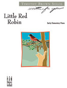 Cover icon of Little Red Robin sheet music for piano solo by Timothy Brown, intermediate skill level