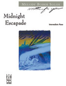 Cover icon of Midnight Escapade sheet music for piano solo by Melody Bober, intermediate skill level