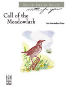 Cover icon of Call of the Meadowlark sheet music for piano solo by Kevin Olson, intermediate skill level