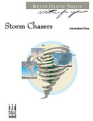 Cover icon of Storm Chasers sheet music for piano solo by Kevin Olson, intermediate skill level
