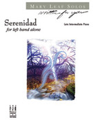 Cover icon of Serenidad sheet music for piano solo by Mary Leaf, intermediate skill level
