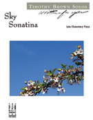 Cover icon of Sky Sonatina sheet music for piano solo by Timothy Brown, intermediate skill level