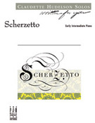 Cover icon of Scherzetto sheet music for piano solo by Claudette Hudelson, intermediate skill level