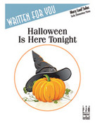 Cover icon of Halloween Is Here Tonight sheet music for piano solo by Mary Leaf, intermediate skill level