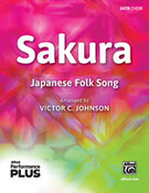 Cover icon of Sakura sheet music for choir (SATB: soprano, alto, tenor, bass) by Anonymous and Victor Johnson, intermediate skill level