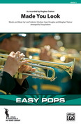 Cover icon of Made You Look sheet music for marching band (full score) by Luis Federico Vindver, Sean Douglas, Meghan Trainor and Doug Adams, intermediate skill level