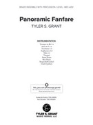 Cover icon of Panoramic Fanfare sheet music for Brass Band (full score) by Tyler S. Grant, easy/intermediate skill level
