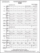 Cover icon of Full Score Rain: Score sheet music for concert band by Brian Balmages, intermediate skill level