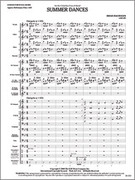 Cover icon of Full Score Summer Dances: Score sheet music for concert band by Brian Balmages, intermediate skill level