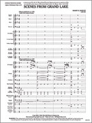 Cover icon of Full Score Scenes from Grand Lake: Score sheet music for concert band by Barry E. Kopetz, intermediate skill level