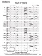 Cover icon of Full Score Four of a Kind: Score sheet music for concert band by Quincy C. Hilliard, intermediate skill level