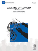 Cover icon of Full Score Caverns of Sonora: Score sheet music for concert band by William Owens, intermediate skill level