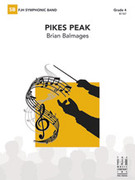 Cover icon of Full Score Pikes Peak: Score sheet music for concert band by Brian Balmages, intermediate skill level