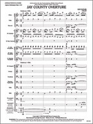 Cover icon of Full Score Jay County Overture: Score sheet music for concert band by Les Taylor, intermediate skill level