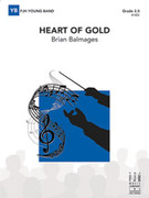 Cover icon of Full Score Heart of Gold: Score sheet music for concert band by Brian Balmages, intermediate skill level