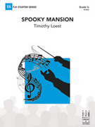 Cover icon of Full Score Spooky Mansion: Score sheet music for concert band by Timothy Loest, intermediate skill level