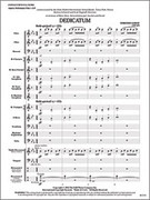 Cover icon of Full Score Dedicatum: Score sheet music for concert band by Timothy Loest, intermediate skill level