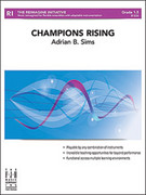 Cover icon of Full Score Champions Rising: Score sheet music for concert band by Adrian B. Sims, intermediate skill level