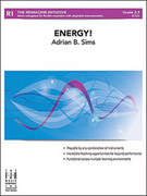 Cover icon of Full Score Energy!: Score sheet music for concert band by Adrian B. Sims, intermediate skill level