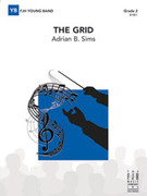 Cover icon of Full Score The Grid: Score sheet music for concert band by Adrian B. Sims, intermediate skill level