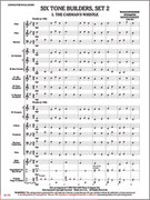 Cover icon of Full Score Six Tone Builders, Set 2: Score sheet music for concert band by Lloyd Conley, intermediate skill level
