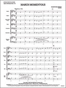 Cover icon of Full Score March Momentous: Score sheet music for string orchestra by Elliot Del Borgo, intermediate skill level