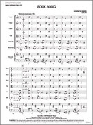 Cover icon of Full Score Folk Song: Score sheet music for string orchestra by Robert L. Simon, intermediate skill level