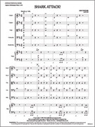 Cover icon of Full Score Shark Attack!: Score sheet music for string orchestra by Les Taylor, intermediate skill level