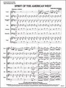 Cover icon of Full Score Spirit of the American West: Score sheet music for string orchestra by Soon Hee Newbold, intermediate skill level