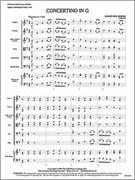 Cover icon of Full Score Concertino in G: Score sheet music for string orchestra by Elliot Del Borgo, intermediate skill level