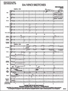 Cover icon of Full Score Da Vinci Sketches: Score sheet music for concert band by Erik Morales, intermediate skill level