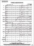 Cover icon of Full Score Three Meditations: Score sheet music for concert band by Erik Morales, intermediate skill level