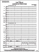 Cover icon of Full Score The Great American Frontier: Score sheet music for concert band by Erik Morales, intermediate skill level