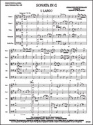 Cover icon of Full Score Sonata in G: Score sheet music for string orchestra by Georg Philipp Telemann, intermediate skill level