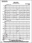 Cover icon of Full Score Kilauea: Score sheet music for concert band by Brian Balmages, intermediate skill level