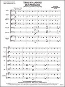Cover icon of Full Score Trois chansons de campagne: Score sheet music for string orchestra by Anonymous, intermediate skill level