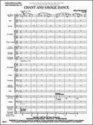 Cover icon of Full Score Chant and Savage Dance: Score sheet music for concert band by Brian Balmages, intermediate skill level