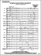 Cover icon of Full Score Purple Mountain Majesty: Score sheet music for concert band by Samuel Augustus Ward and Samuel Augustus Ward, intermediate skill level