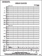 Cover icon of Full Score Urban Dances: Score sheet music for concert band by Erik Morales, intermediate skill level