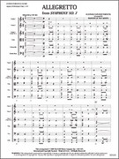 Cover icon of Full Score Allegretto: Score sheet music for string orchestra by Ludwig van Beethoven and Robert D. McCashin, intermediate skill level