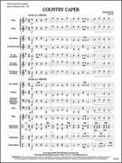 Cover icon of Full Score Country Caper: Score sheet music for concert band by Rob Grice, intermediate skill level