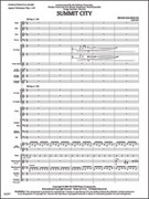 Cover icon of Full Score Summit City: Score sheet music for concert band by Brian Balmages, intermediate skill level
